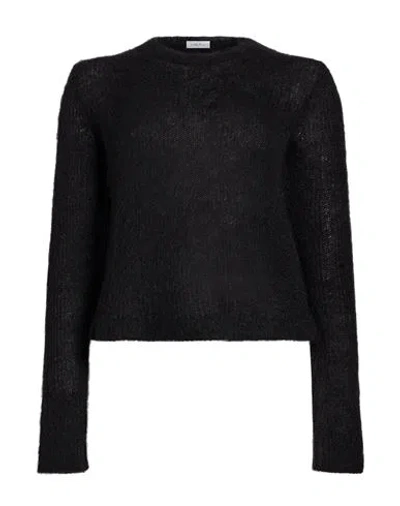 Cruna Woman Sweater Black Size 8 Mohair Wool, Polyamide, Wool