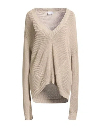 Cruna Woman Sweater Grey Size 6 Ramie, Cotton In Gray