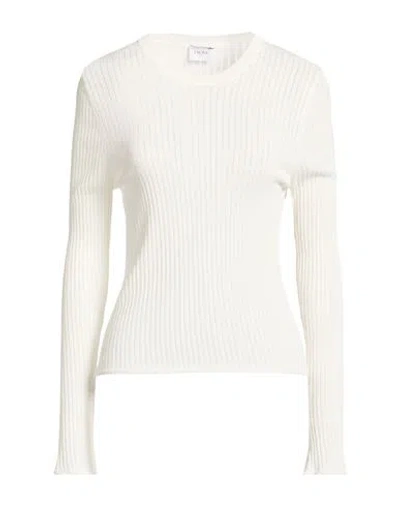 Cruna Woman Sweater Ivory Size 4 Viscose, Polyamide In Neutral