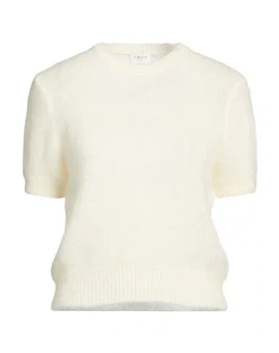 Cruna Woman Sweater Ivory Size 6 Mohair Wool, Polyamide, Wool