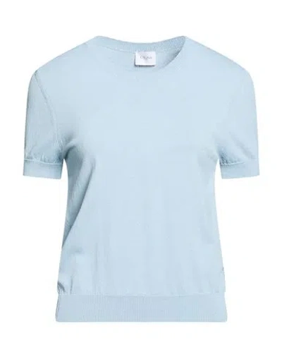 Cruna Woman Sweater Light Blue Size 6 Viscose, Polyamide