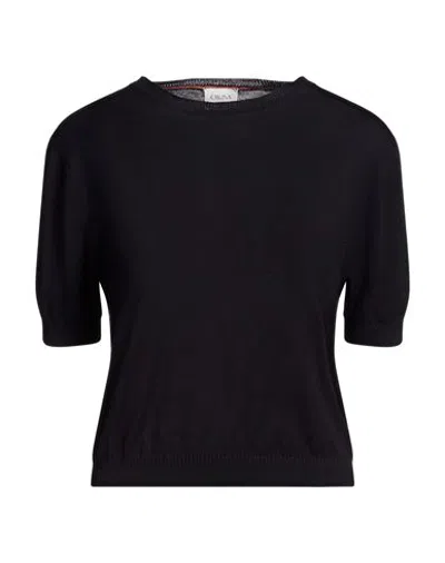Cruna Woman Sweater Midnight Blue Size 2 Silk, Cotton