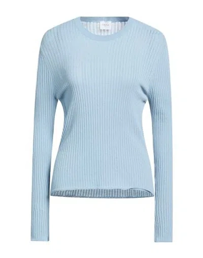 Cruna Woman Sweater Sky Blue Size 8 Viscose, Polyamide In Pink