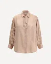 Cruna Multicolor Viscose Pattern Shirt In Neutral