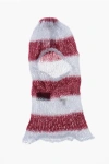C.rusade Two-tone Knitted Balaclava In White