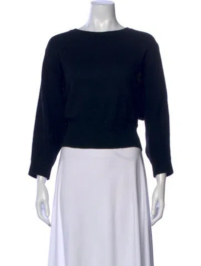 Pre-owned Crush Cashmere Crew Neck Sweater In Blue