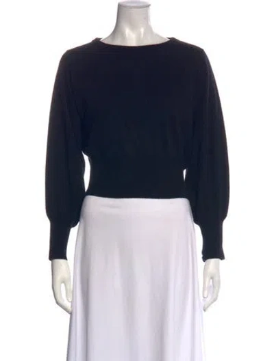 Pre-owned Crush Cashmere Crew Neck Sweater In Blue
