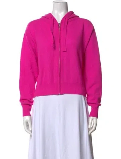 Pre-owned Crush Cashmere Crew Neck Top In Pink