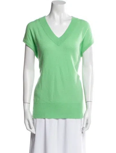 Pre-owned Crush Cashmere Vest In Green