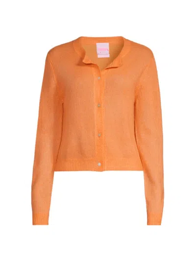 Crush Cashmere Women's Amara Malou Cardigan In Sunset