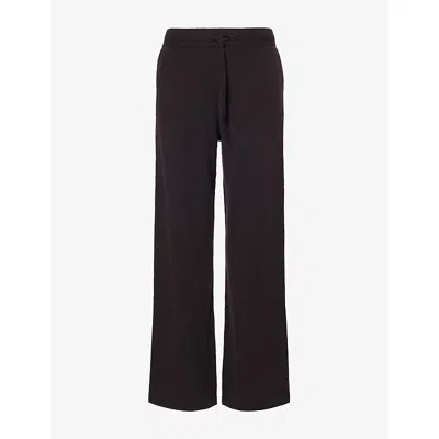 Crush Cashmere Womens Snow Break Straight-leg Cashmere Jogging Bottoms Coco Loco In Multi