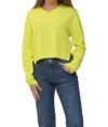 Crush Cocolina Mini V-neck Top In Yellow In Yellow