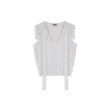 Crush Collection Diamond Pointelle Sailor Collar Tank Top
