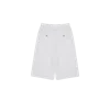 Crush Collection Cotton-linen Blend Mid-length Shorts