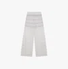 Crush Collection Linen Sequined Pointelle Trousers