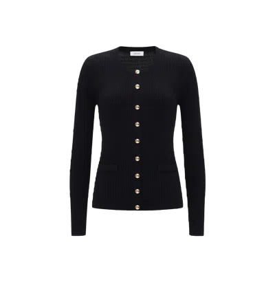 Crush Collection Silk Cashmere Cable In Black