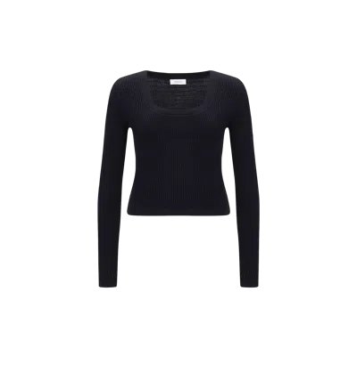 Crush Collection Silk Cashmere Cable In Black