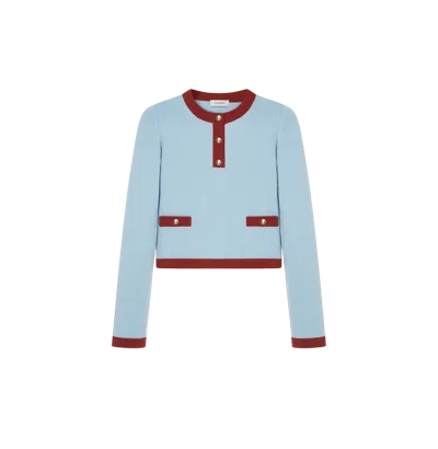 Crush Collection Button In Blue