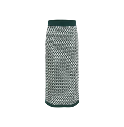 Crush Collection Cotton And Cashmere Two In Green