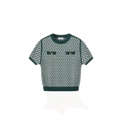 Crush Collection Cotton And Cashmere Two In Green