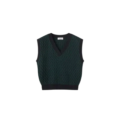 Crush Collection Cotton And Cashmere Two In Green