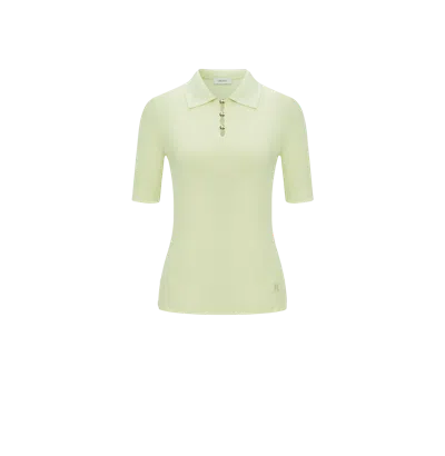 Crush Collection Button In Green