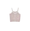 Crush Collection Multicolor Gradient Tank Top In Pink