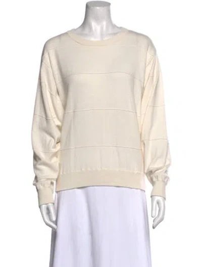 Pre-owned Crush Crew Neck Sweater In Neutral