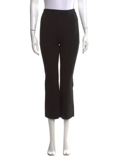 Pre-owned Crush Flared Pants In Black