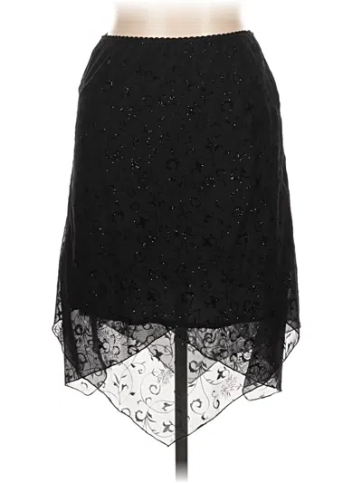 Pre-owned Crush Formal Skirt In Black