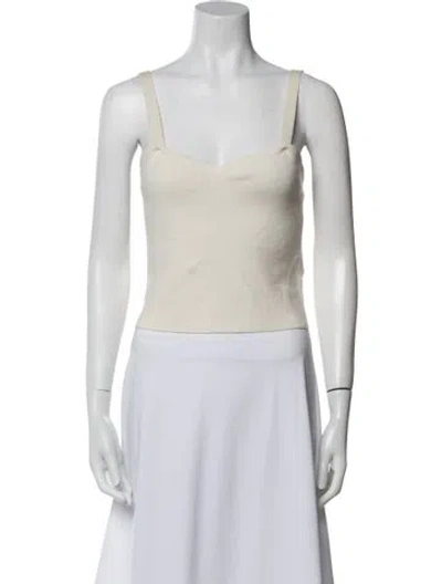 Pre-owned Crush Square Neckline Sweater W/ Tags In Neutral