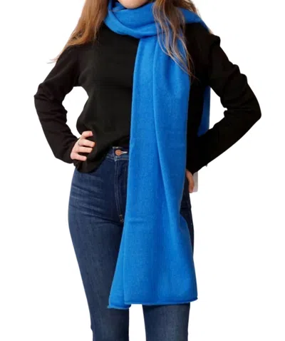 Crush Waya Mini Lux Scarf In Aqua Blue In Multi