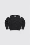 Crush Women's Paradisco Cut Out Crew Top In Black In Black