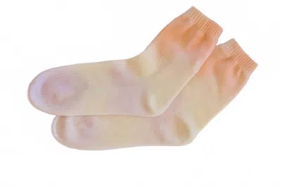 Crush Women's Tie Dye Long Socks In Pastel Dream In Neutral