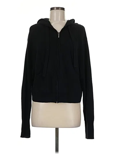 Pre-owned Crush Zip Up Hoodie In Black