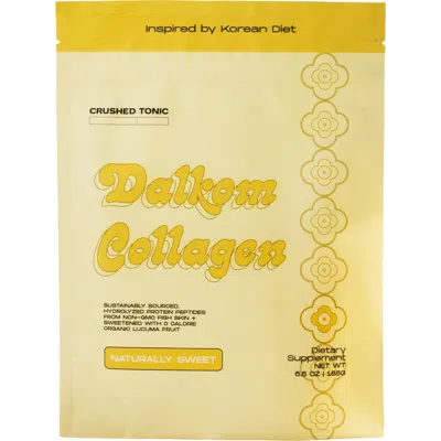 Crushed Tonic Organic Lucuma Marine Collagen Supplement In Yellow
