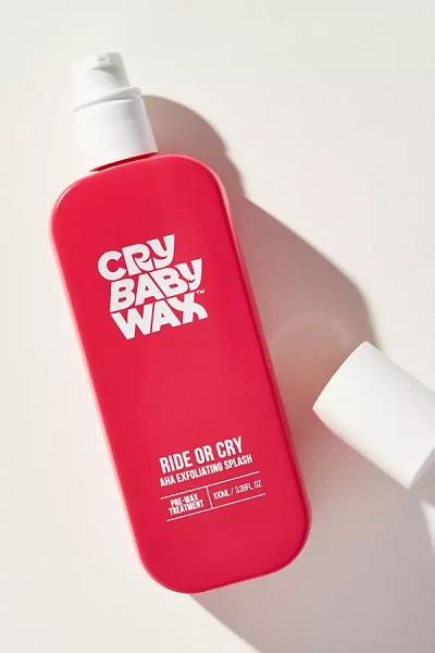Crybaby Wax Ride Or Cry Aha Exfoliating Splash In White