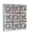 Crystal Art Gallery American Art Decor Magnetic Tic Tac Toe Wood Game Board In Brown