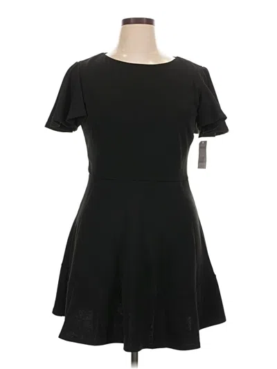 Crystal Doll Casual Dress In Black