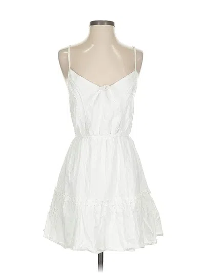 Pre-owned Crystal Doll Casual Dress In White