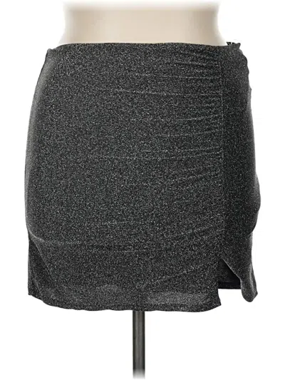 Pre-owned Crystal Doll Casual Skirt In Gray
