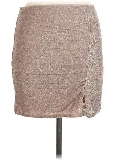 Pre-owned Crystal Doll Casual Skirt In Tan