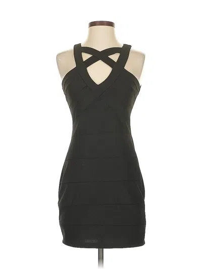 Pre-owned Crystal Doll Cocktail Dress In Black