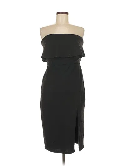Pre-owned Crystal Doll Cocktail Dress In Black