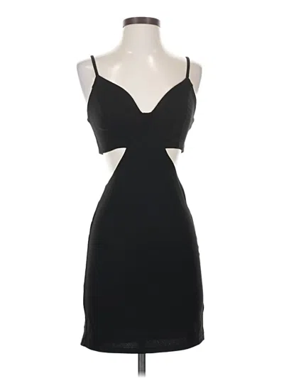 Pre-owned Crystal Doll Cocktail Dress In Black