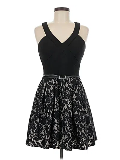Pre-owned Crystal Doll Cocktail Dress In Black