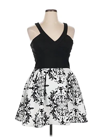 Pre-owned Crystal Doll Cocktail Dress In Black