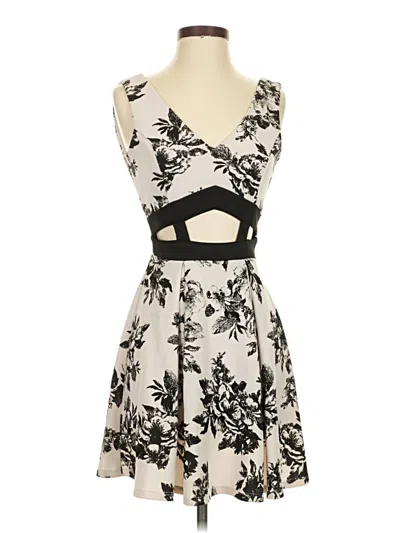 Pre-owned Crystal Doll Cocktail Dress In Black