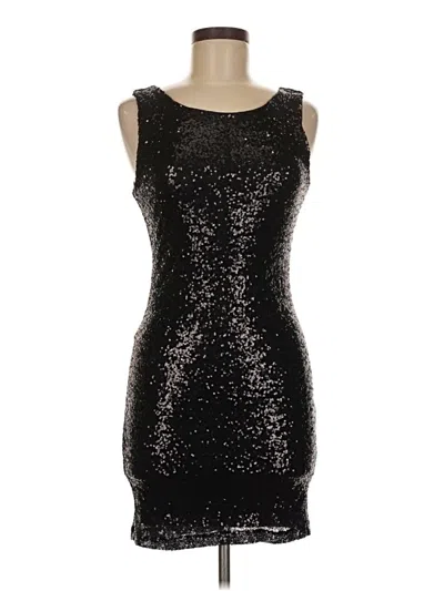 Pre-owned Crystal Doll Cocktail Dress In Black