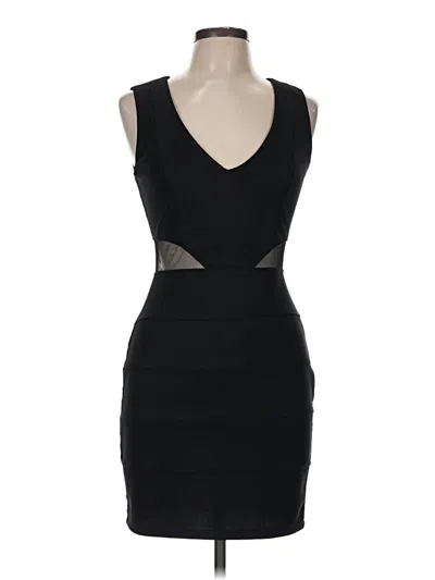 Pre-owned Crystal Doll Cocktail Dress In Black